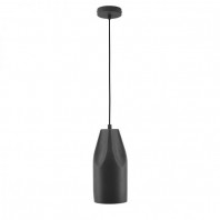 Telbix-Forma PE12 1 Light Pendant-Black Grey White